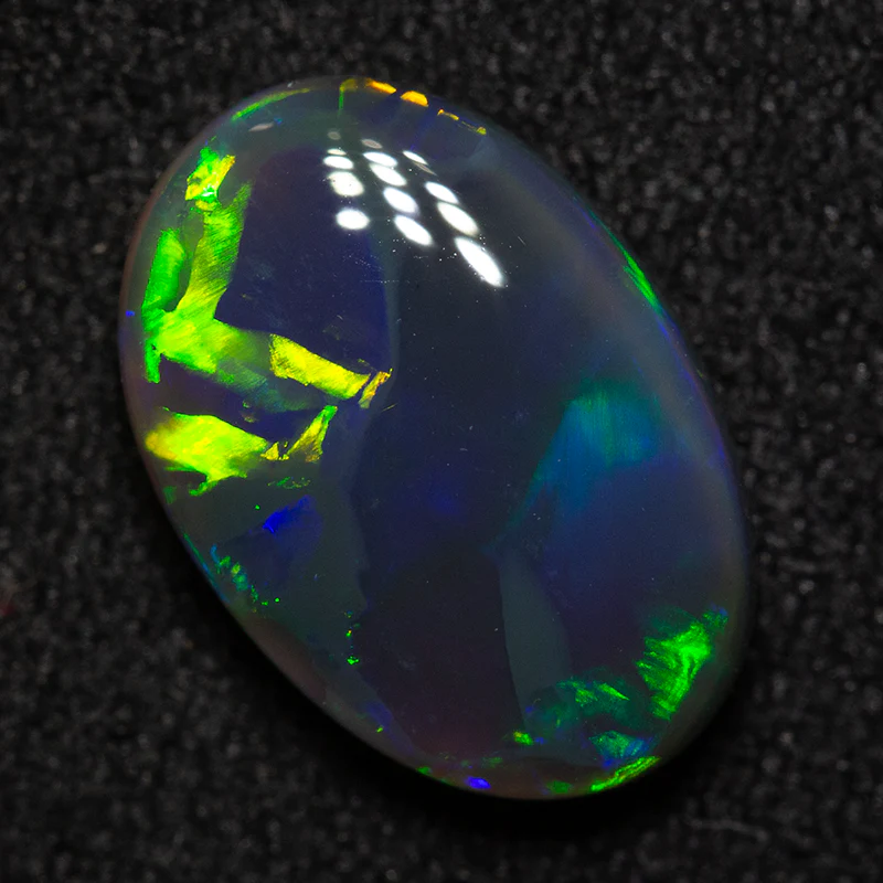 2.46 ct black opal 11.9x8.1x3.8mm - Image 4