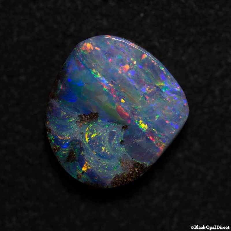 2.46 ct boulder opal 10x9x3mm - Image 3