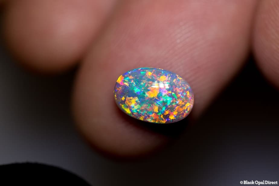 2.46 ct gem crystal opal 10.5x7x5mm - Image 2