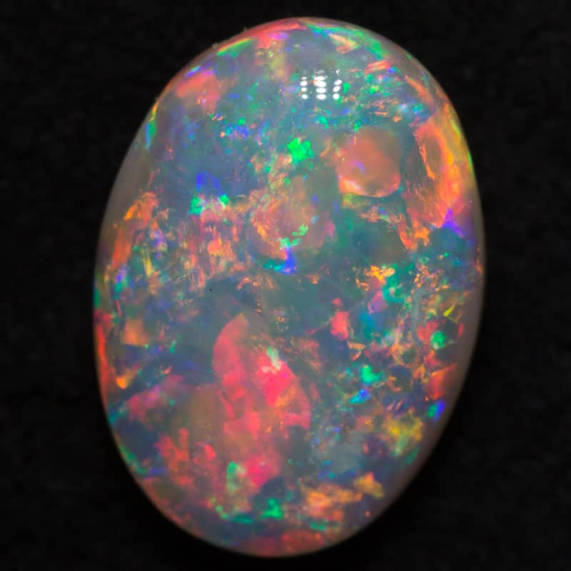 2.46 ct gem crystal opal 11x8x4.5mm - Image 4