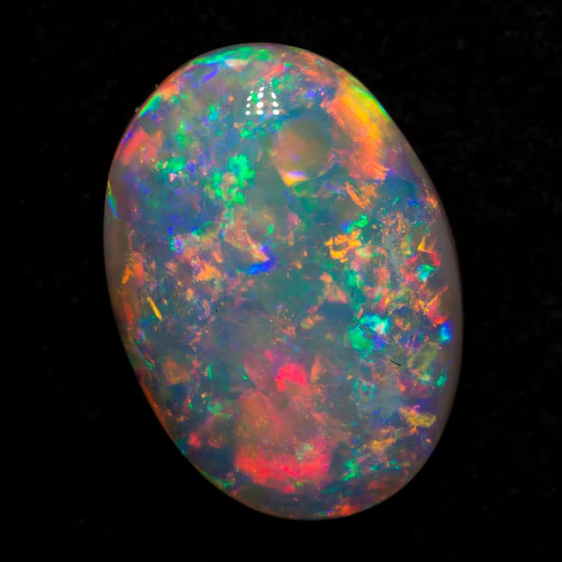 2.46 ct gem crystal opal 11x8x4.5mm - Image 5