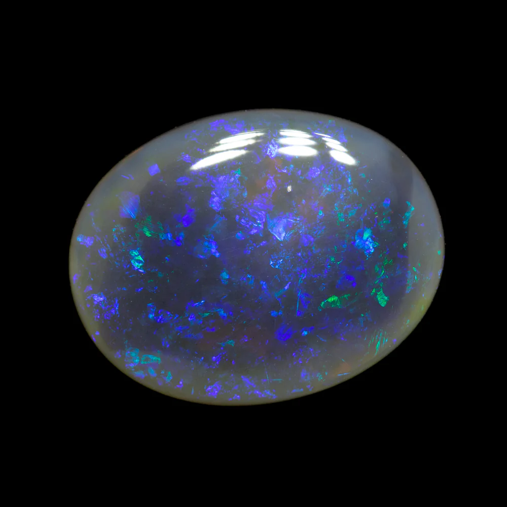 2.47 ct dark opal 12x9.4x3.4mm - Image 2