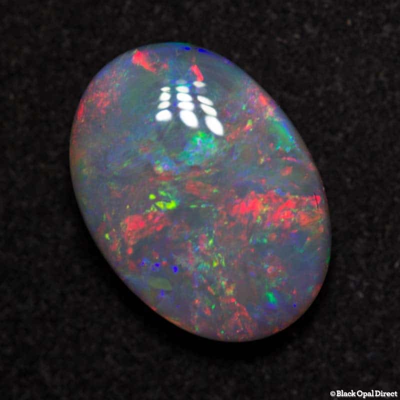 2.47 ct semi black opal 11.5x8.5x4mm - Image 3