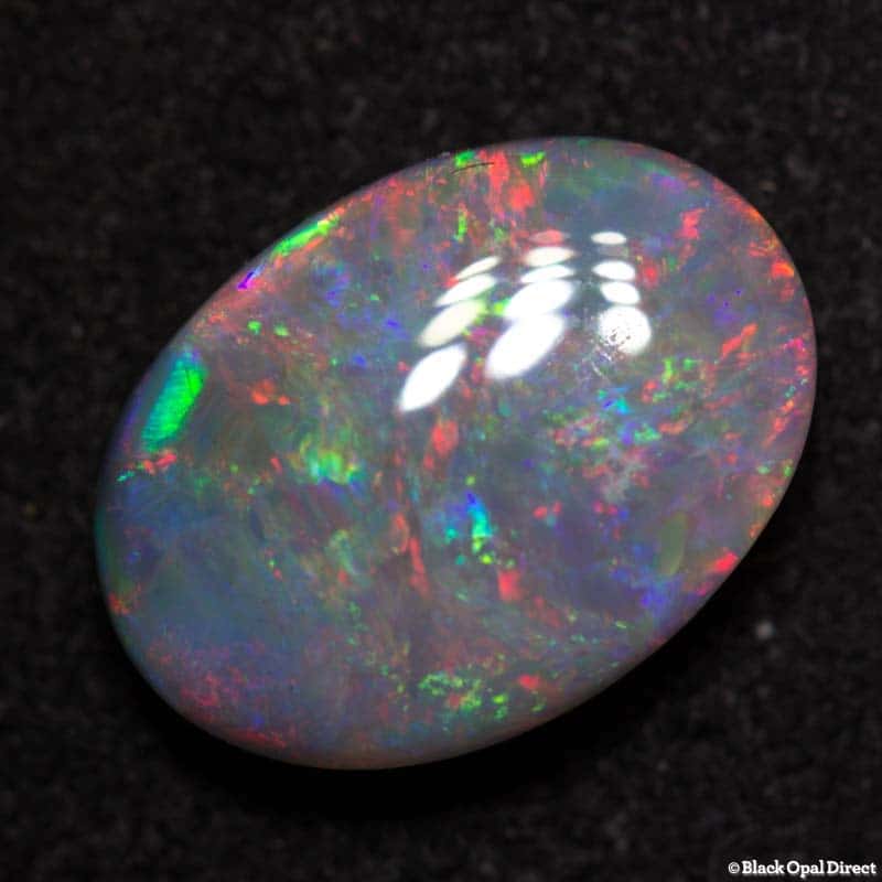 2.47 ct semi black opal 11.5x8.5x4mm - Image 4