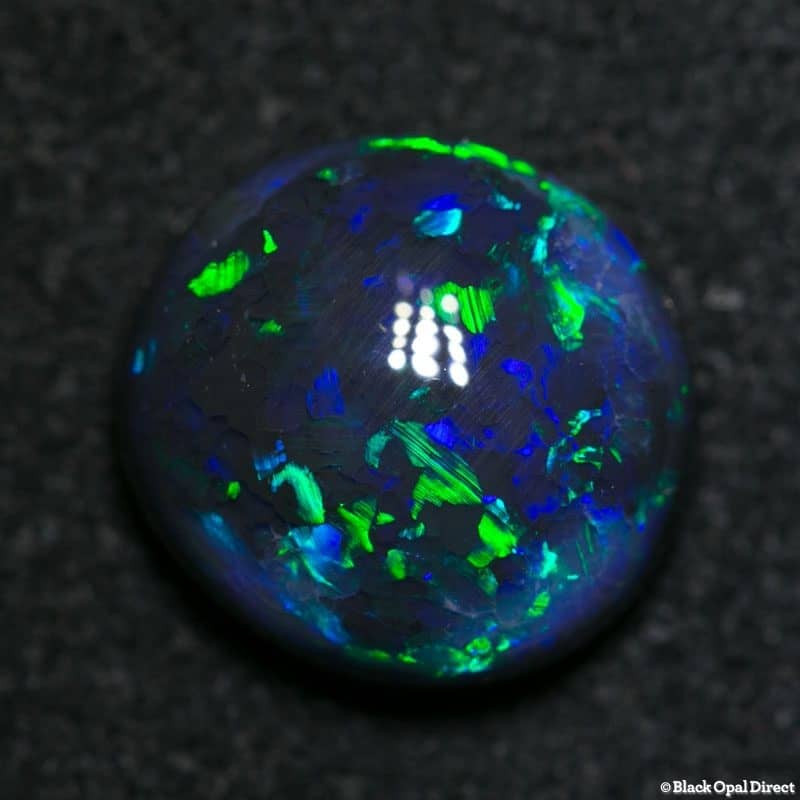 2.48 ct black opal 10x9x4.5mm - Image 3
