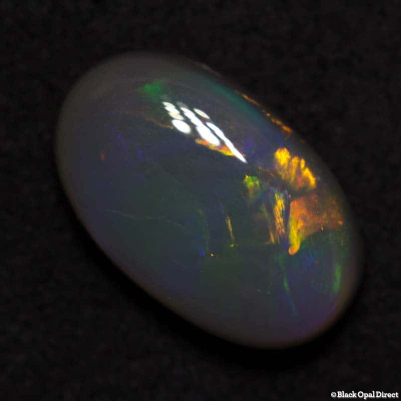 2.48 ct semi black opal 12x7x4mm - Image 3