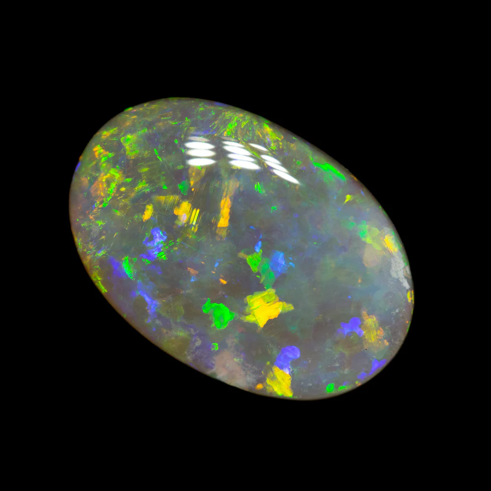 2.49 ct dark opal 13.9x9.5x2.9mm - Image 2