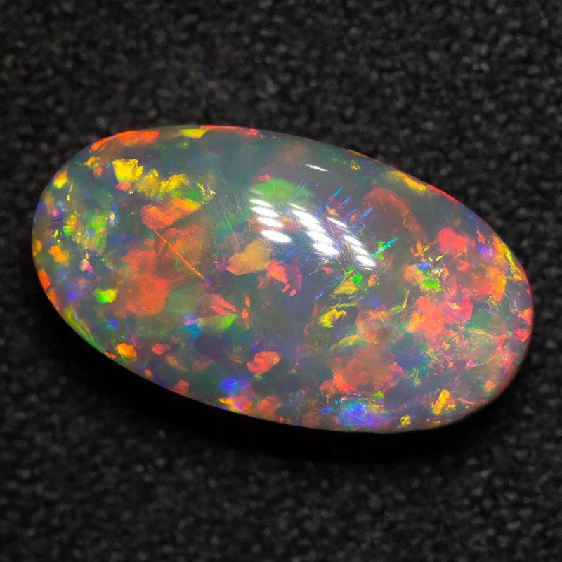 2.49 ct gem crystal opal 12.1x6.8x4.8mm - Image 5