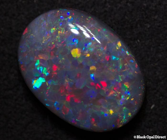 2.51 ct black opal 12x8.5x4mm - Image 2
