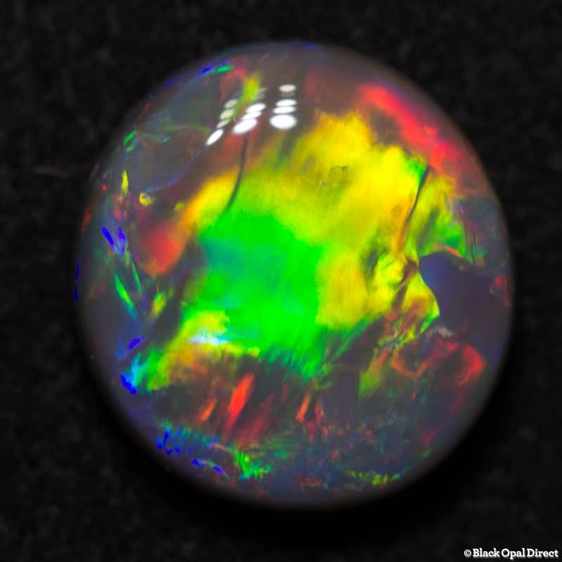 2.51 ct semi black gem opal 10x9x4mm Abi - Image 3