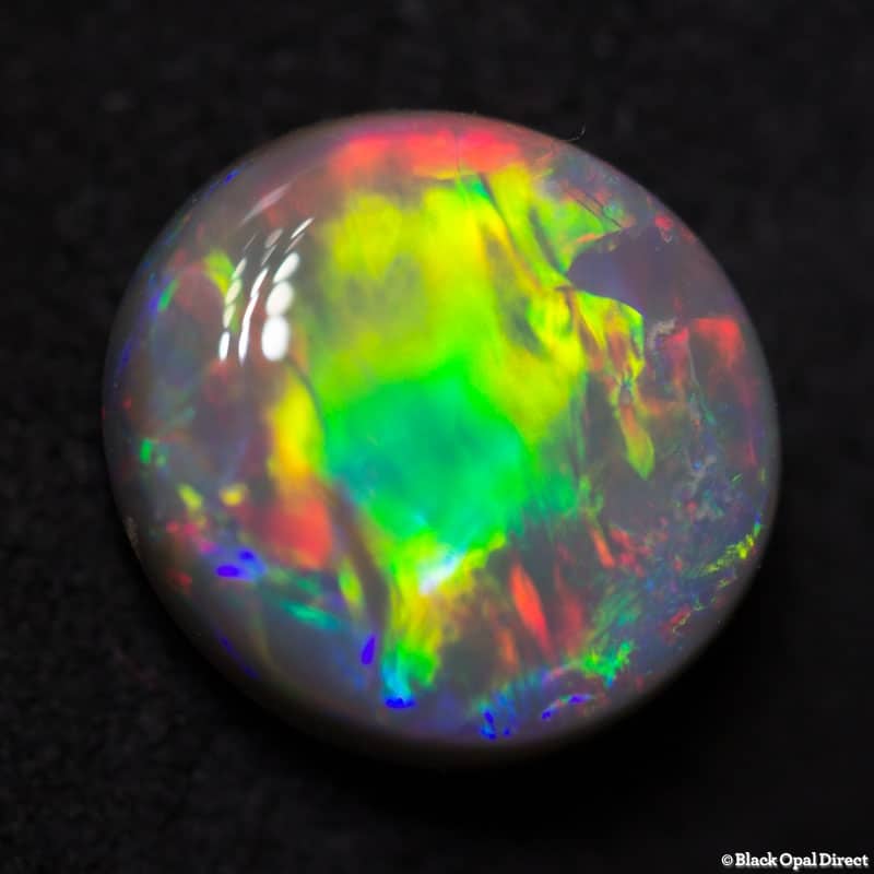 2.51 ct semi black opal 10x9x4mm - Image 5