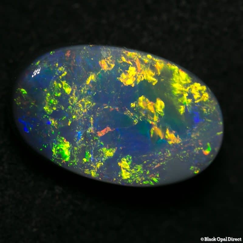 2.52 ct black opal 12x7.5x3mm - Image 3