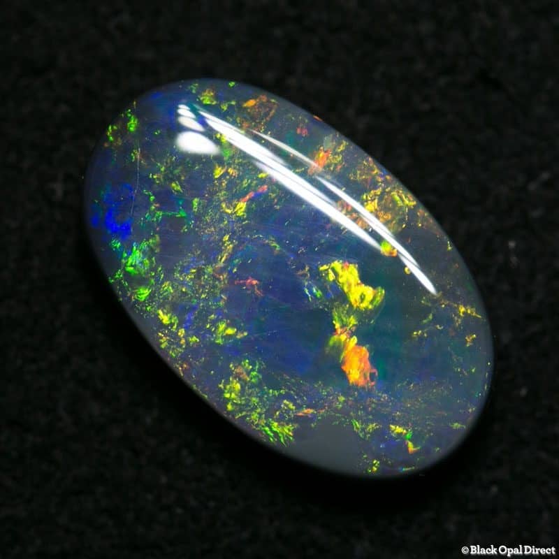 2.52 ct black opal 12x7.5x3mm - Image 4
