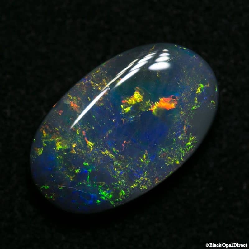 2.52 ct black opal 12x7.5x3mm - Image 5