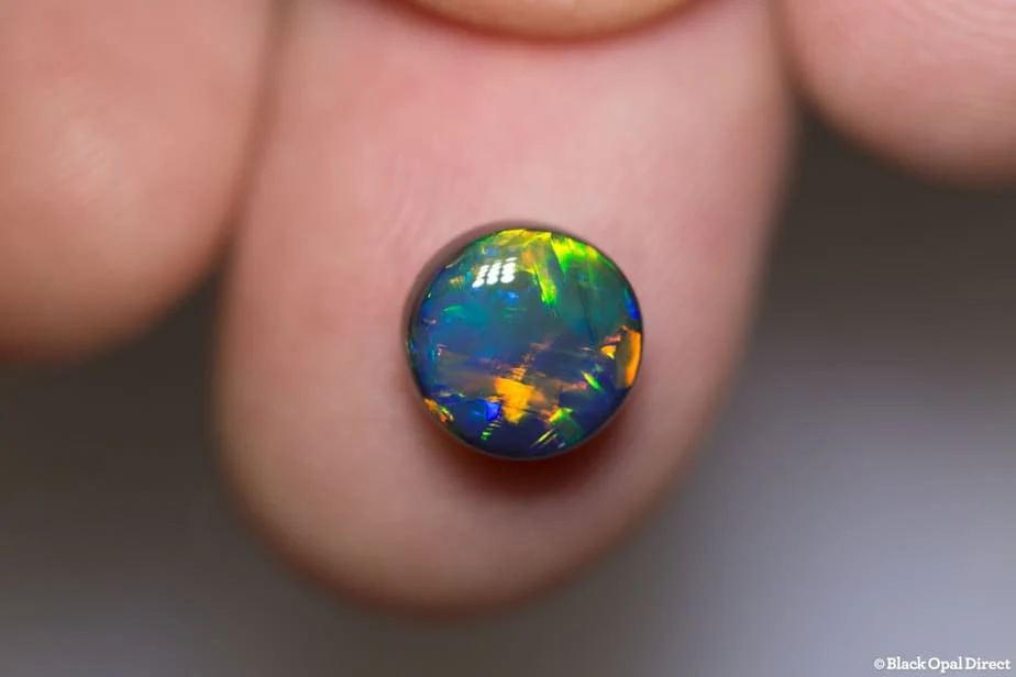 2.53 ct gem black opal 8.5x8.5x5.5mm - Image 2
