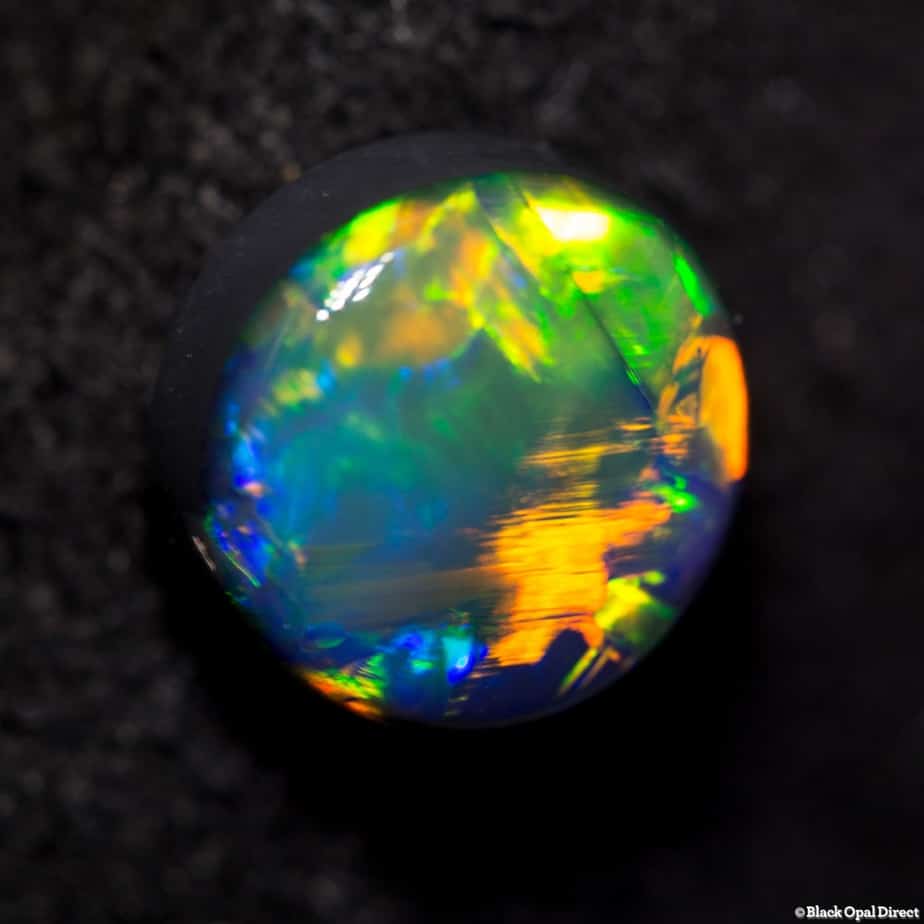 2.53 ct gem black opal 8.5x8.5x5.5mm - Image 3