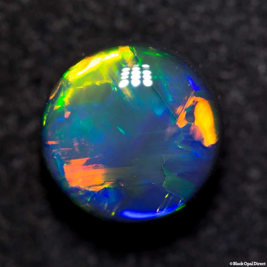 2.53 ct gem black opal 8.5x8.5x5.5mm - Image 4