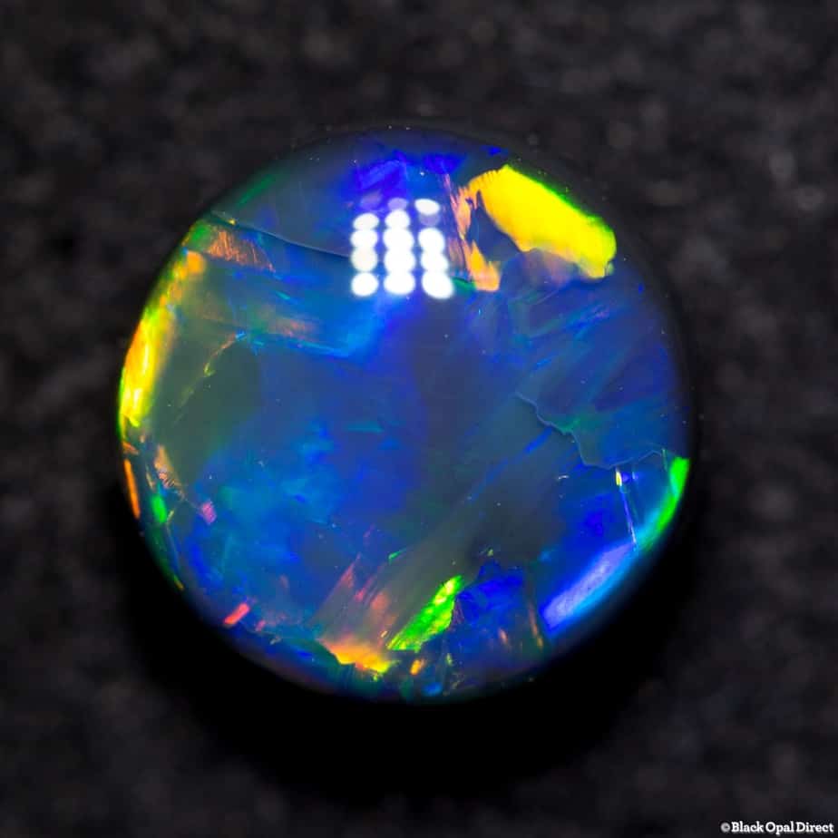 2.53 ct gem black opal 8.5x8.5x5.5mm - Image 5