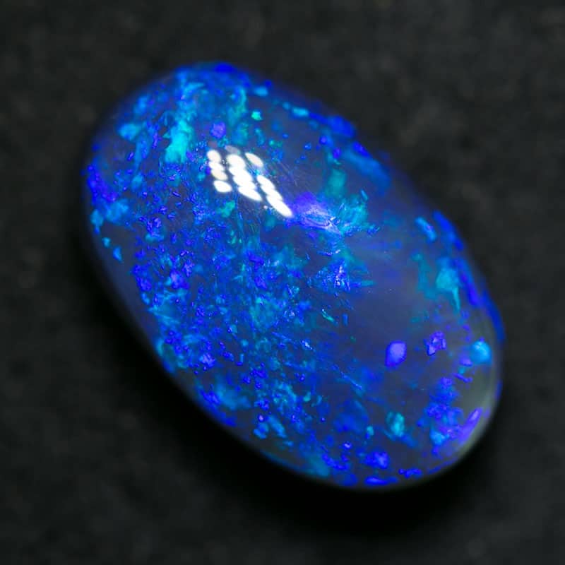 2.54 ct black opal 10x6.5x6mm - Image 2