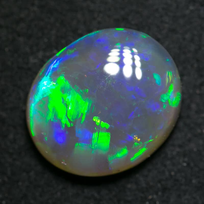 2.54 ct dark crystal opal 11x9x4mm - Image 4