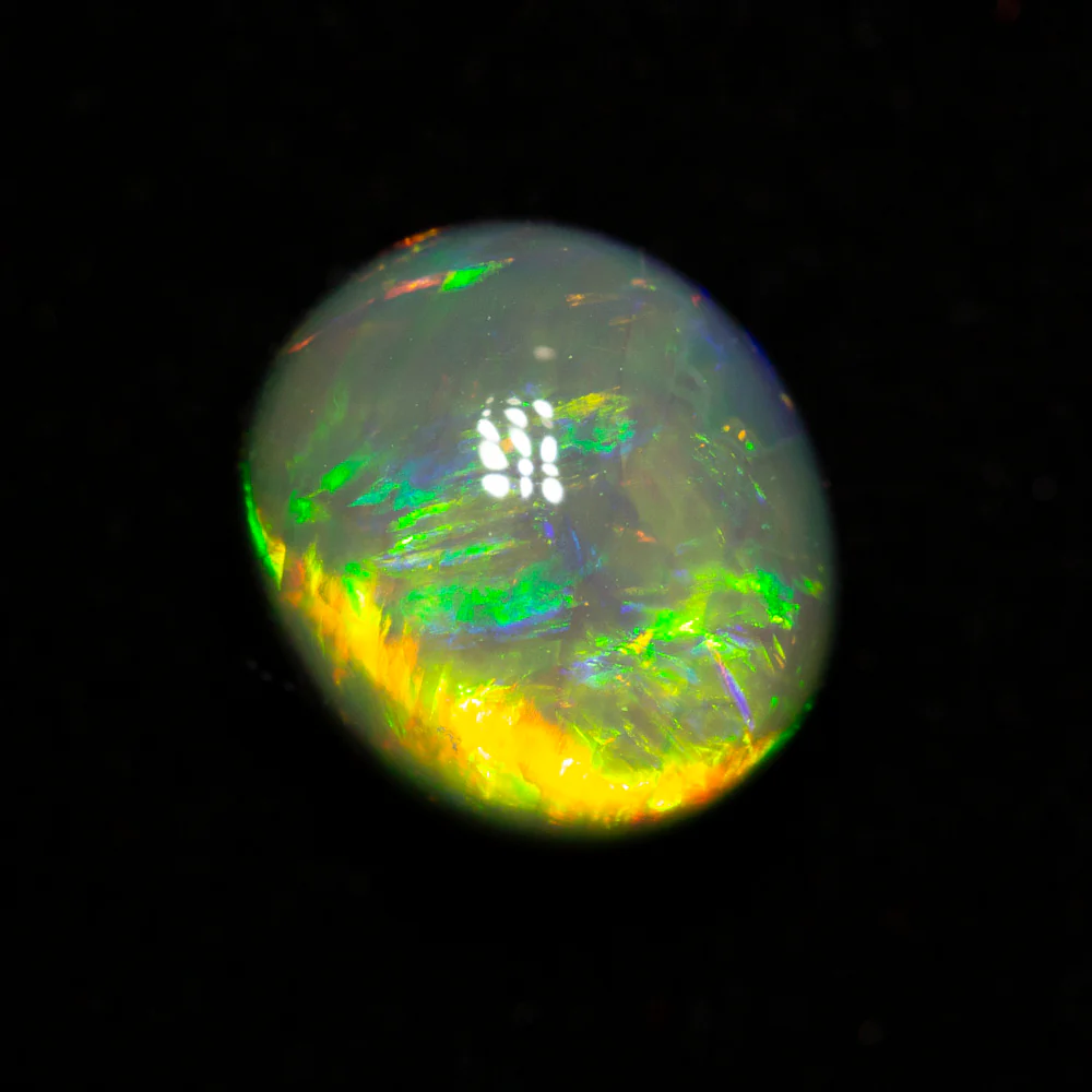 2.54 ct gem black opal 8.6x7.5x6.5mm - Image 3