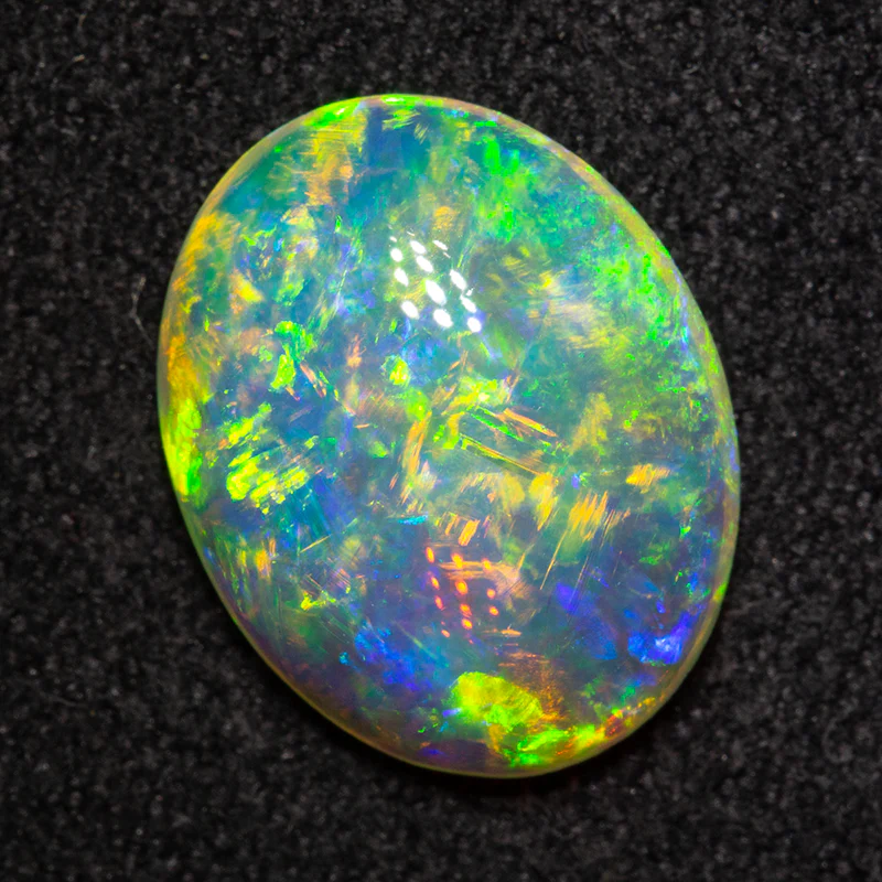 2.54 ct gem crystal opal 12x9.6x4mm - Image 4