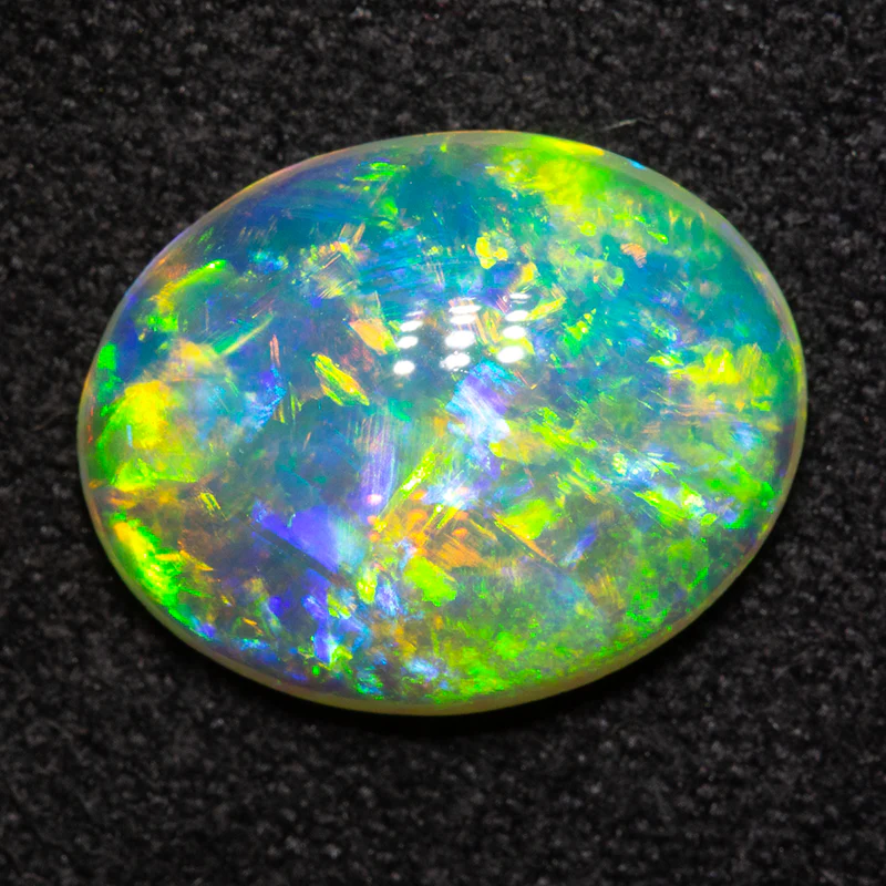 2.54 ct gem crystal opal 12x9.6x4mm - Image 5