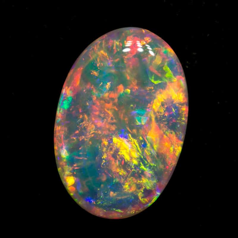 2.54 ct gem double sided crystal opal 12x8x4mm - Image 3