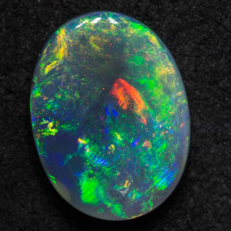 2.55 ct black opal 11.3x8.5x4mm - Image 2