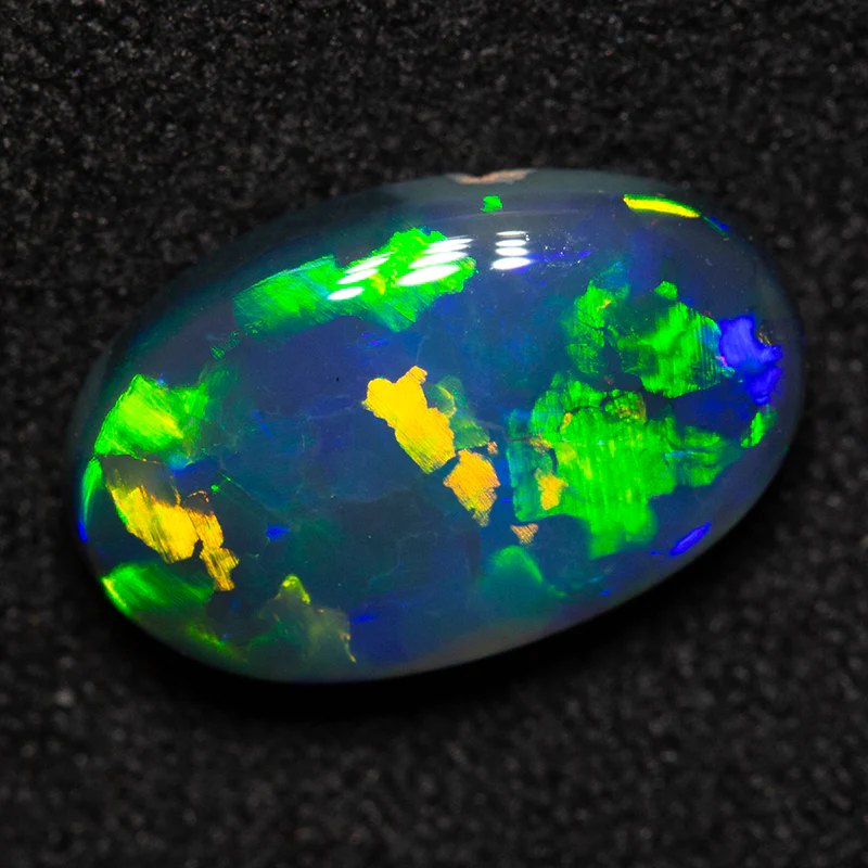 2.55 ct black opal gem 12x7.5x4mm - Image 2
