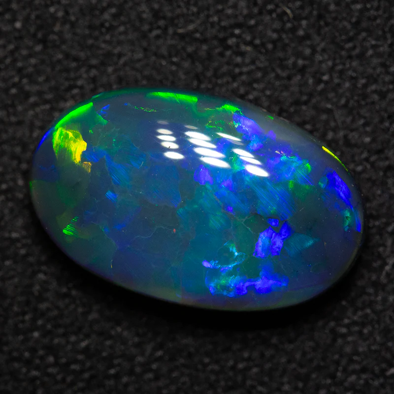 2.55 ct black opal gem 12x7.5x4mm - Image 3