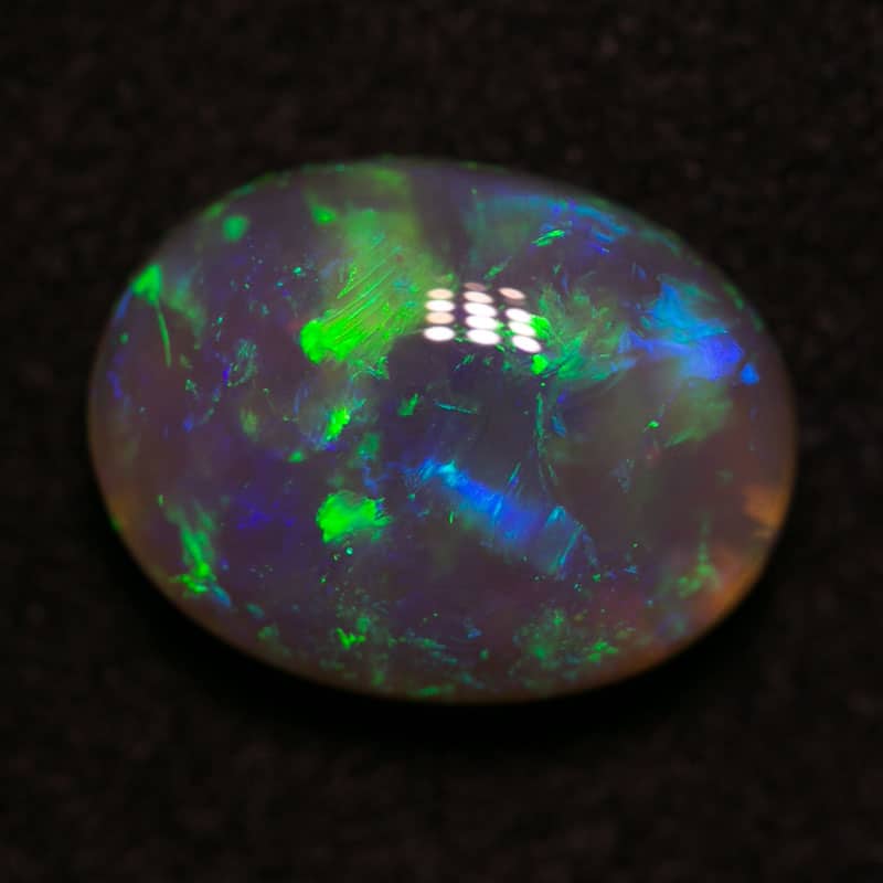 2.57 ct black crystal opal 11x8x4.5mm - Image 3