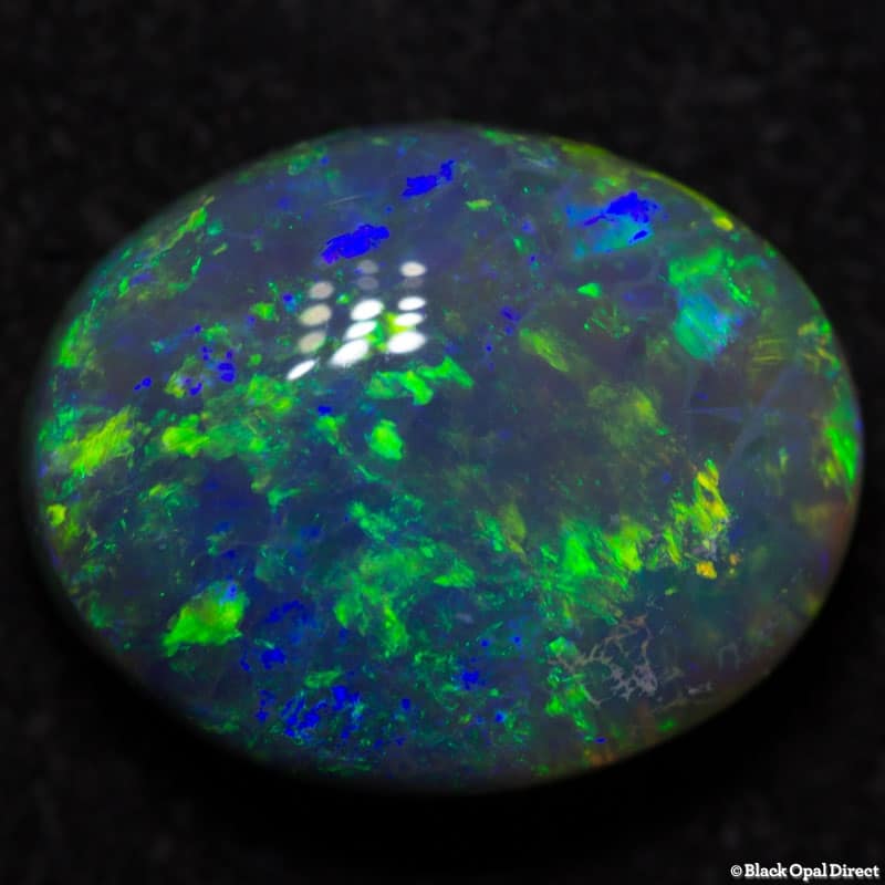 2.57 ct semi black opal 10x8x5mm - Image 2