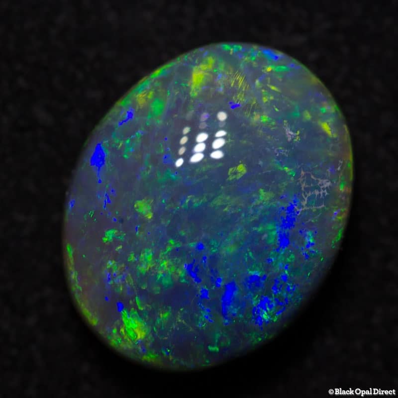 2.57 ct semi black opal 10x8x5mm - Image 4