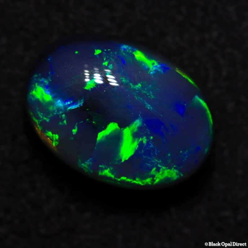 2.58 ct black opal 10x7x5.5mm - Image 3