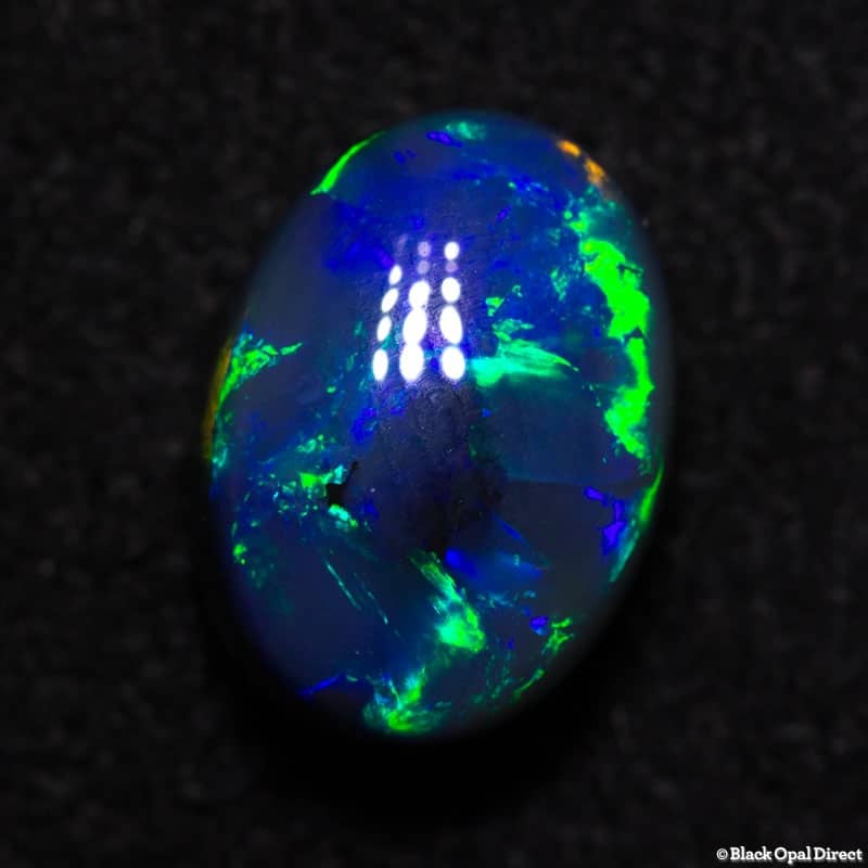 2.58 ct black opal 10x7x5.5mm - Image 4