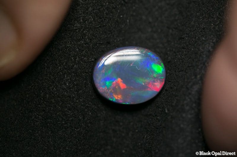 2.59 ct black opal gem 11.5x9x3mm - Image 3
