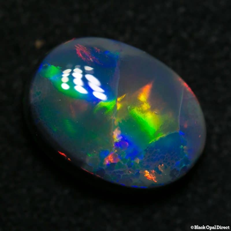 2.59 ct black opal gem 11x8x4mm - Image 3