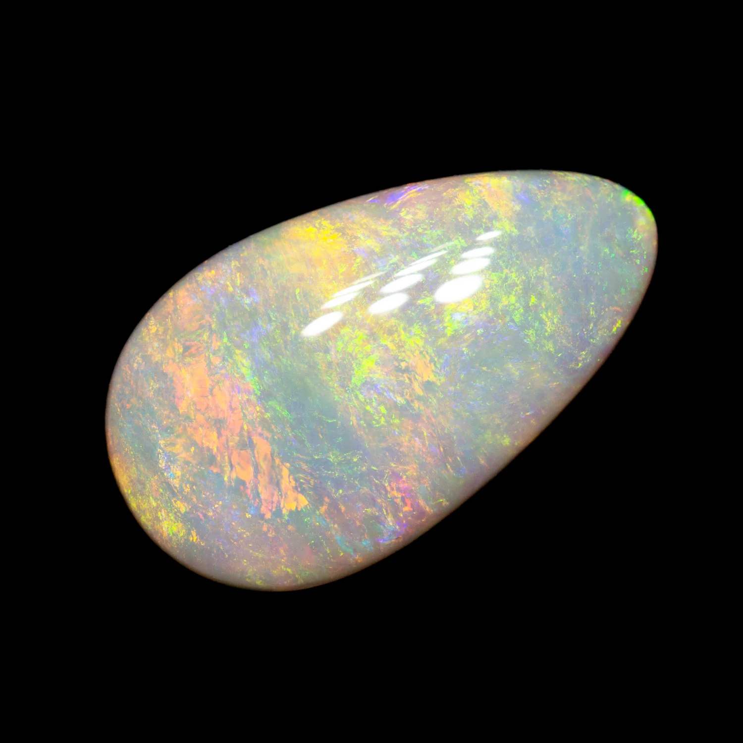 2.59 ct white opal 15.2x8.9x3.1mm - Image 2
