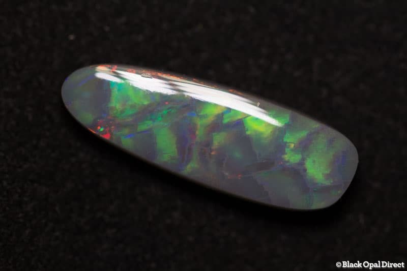 2.60 ct baroque semi black opal 17x6x3.5mm - Image 3
