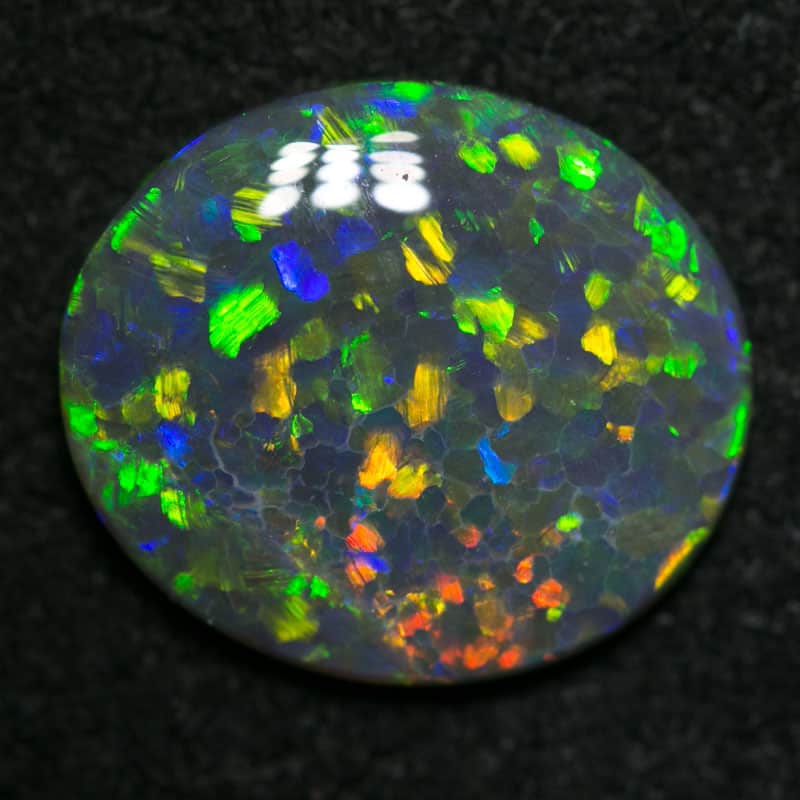2.60 ct black opal 13x11x3mm - Image 2
