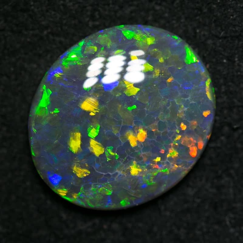 2.60 ct black opal 13x11x3mm - Image 3