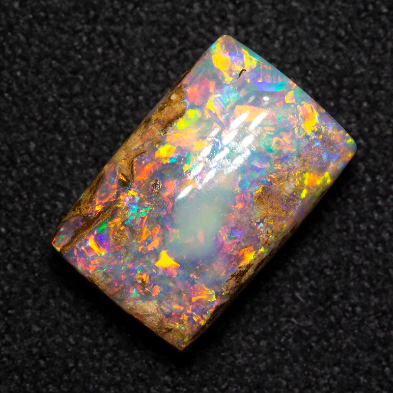 2.60 ct boulder opal 10.4x6.9x4.1mm - Image 2