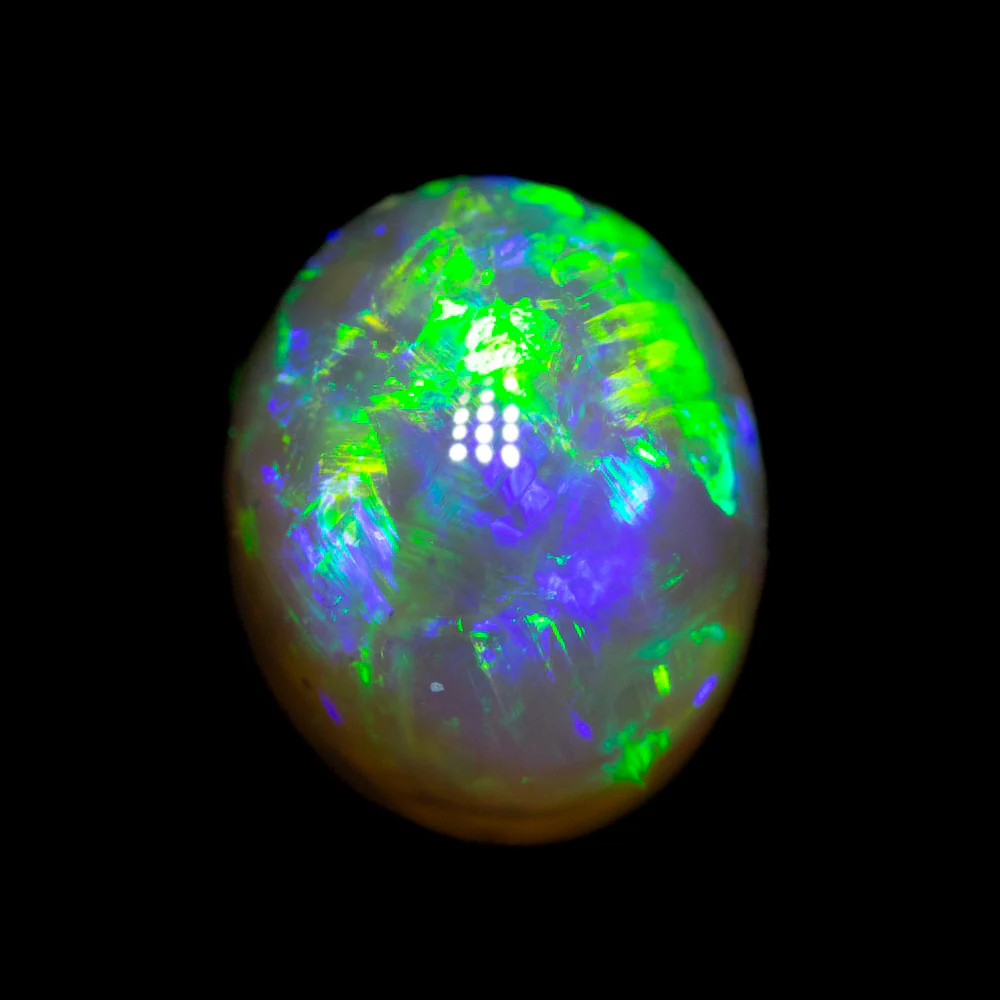 2.60 ct gem crystal opal 9.2x7.6x6.2mm - Image 4