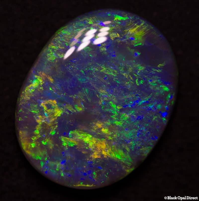 2.60 ct gem semi black opal 12x10x3mm - Image 3