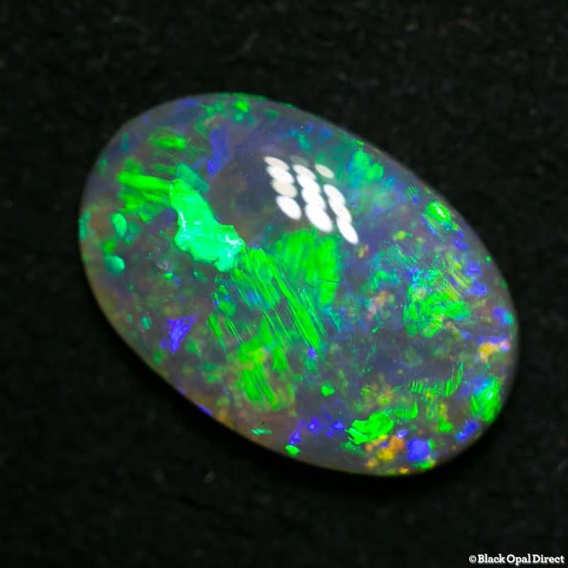 2.61 ct dark crystal opal 13.5x9x3mm - Image 3