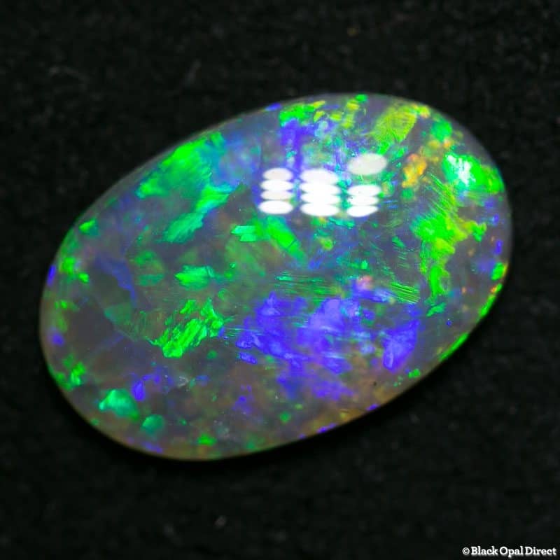 2.61 ct dark crystal opal 13.5x9x3mm - Image 4