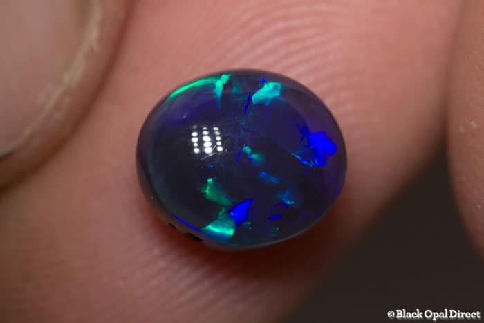 2.62 ct black opal 9x8x6mm - Image 2
