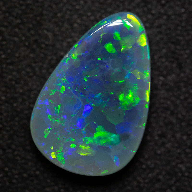 2.63 ct black opal 12.7x8.4x3.8mm - Image 2