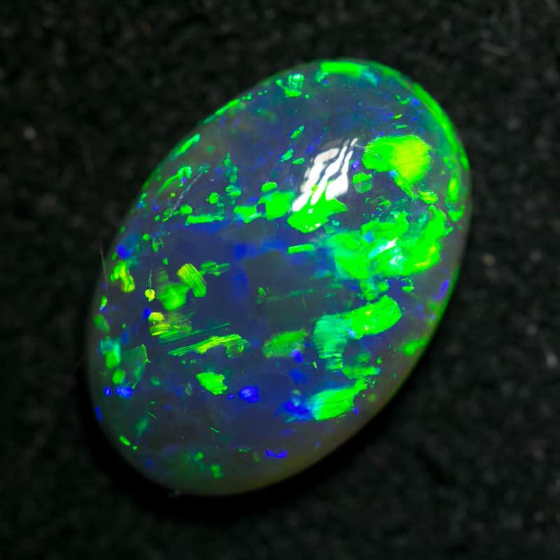 2.64 ct black crystal opal 12x8.5x4mm - Image 3